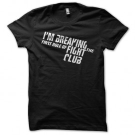 Shirt fight club noir pour homme et femme