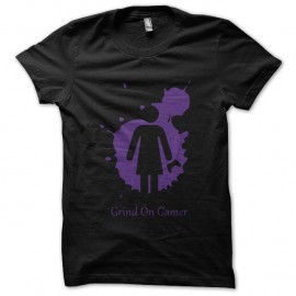 Shirt grind on gamer noir pour homme et femme