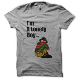 Shirt I m A Lonely Boy freddy krueger gris pour homme et femme