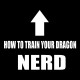 Shirt How to train your dragon nerd noir pour homme et femme