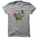 Shirt comics façon cartoon gris pour homme et femme