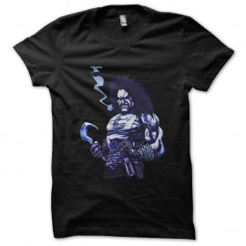 Shirt old lobo noir pour homme et femme