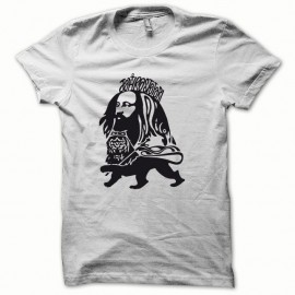 Shirt Rastafarl noir/blanc pour homme et femme