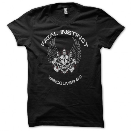 Shirt fatal instinct vancouver bc noir pour homme et femme