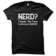 Shirt nerd autre definition noir pour homme et femme