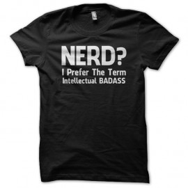 Shirt nerd autre definition noir pour homme et femme