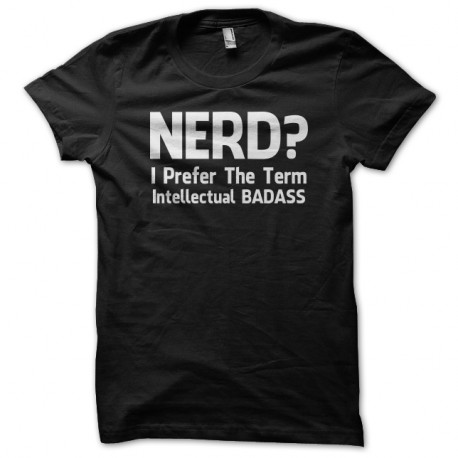 Shirt nerd autre definition noir pour homme et femme