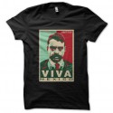 Shirt tierra libertad Viva mexico noir pour homme et femme