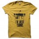 Shirt No rest jump parodie forrest gump jaune pour homme et femme