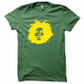 Shirt Bob Marley jaune/vert bouteille pour homme et femme
