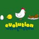 Shirt chicken evolution vert pour homme et femme