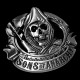 Shirt Sons of Anarchy logo noir pour homme et femme