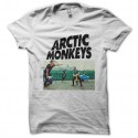 Shirt arctic monkeys blanc pour homme et femme