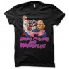 Shirt nerdly plumber and warioplus noir pour homme et femme