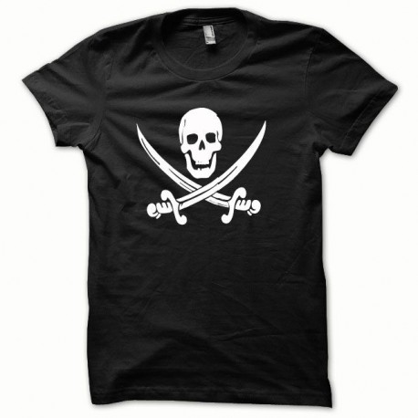 Shirt Pirates blanc/noir pour homme et femme