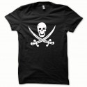 Shirt Pirates blanc/noir pour homme et femme