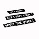 Shirt La gente esta muy loca noir/blanc pour homme et femme
