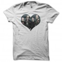 Shirt nickelback blanc pour homme et femme