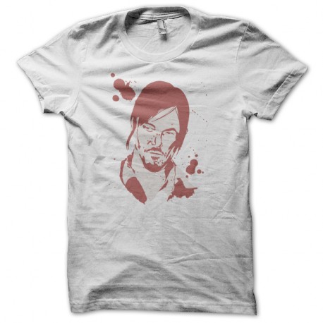 Shirt daryl dixon effets peinture blanc pour homme et femme