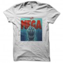 Shirt Mega dents de la mere blanc pour homme et femme
