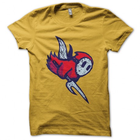 Shirt la faucheuse kenny jaune pour homme et femme