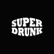 Shirt Super Drunk blanc/noir pour homme et femme