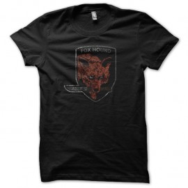 Shirt Fox hound noir pour homme et femme