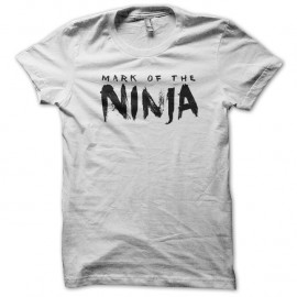 Shirt mark of the ninja blanc pour homme et femme