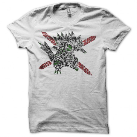 Shirt pokemon tribal blanc pour homme et femme