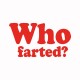 Shirt Who Fart rouge/blanc pour homme et femme