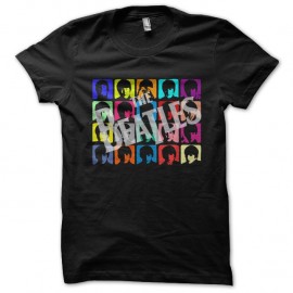 Shirt The Beatles noir pour homme et femme