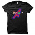 Shirt avengers noir pour homme et femme