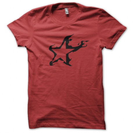 Shirt brs star4 rouge pour homme et femme