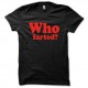 Shirt Who Fart rouge/noir pour homme et femme