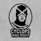Shirt cyclops gris pour homme et femme