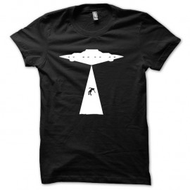Shirt U.F.O Enlèvement Force blanc/noir pour homme et femme