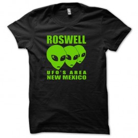 Shirt U.F.O Roswell vert/noir pour homme et femme