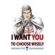Shirt I want You to choose wisely pour homme et femme