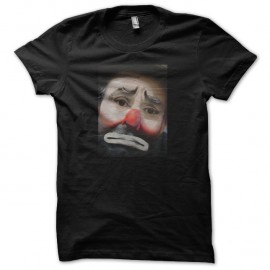 Shirt clown triste noir pour homme et femme