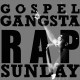 Shirt gospel gangsta rap sunday affiche noir pour homme et femme