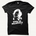 Shirt Parodie Einstein che guevara blanc/noir pour homme et femme