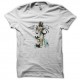 Shirt metal gear solid snake artistique blanc pour homme et femme