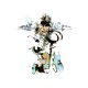 Shirt metal gear solid snake artistique blanc pour homme et femme