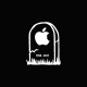 Shirt Steve Jobs RIP blanc/noir pour homme et femme