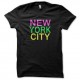 Shirt new york city noir pour homme et femme