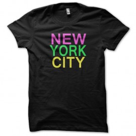 Shirt new york city noir pour homme et femme