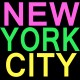 Shirt new york city noir pour homme et femme