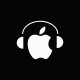 Shirt Apple Dj dub blanc/noir pour homme et femme