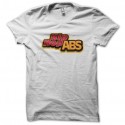 Shirt hiphopabs blanc pour homme et femme