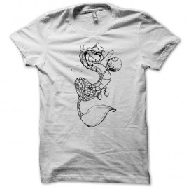 Shirt streetball ninja blanc pour homme et femme